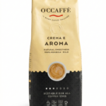 Café en grains O'Ccaffè Crema e Aroma 100% Arabica 250g — torréfaction italienne, douceur naturelle