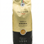 Café en grains O'Ccaffè Crema e Aroma 100% Arabica 1kg — torréfaction italienne, douceur naturelle
