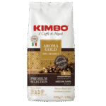 Café en grains Kimbo Aroma Gold 100% Arabica 1kg - torréfaction napolitaine