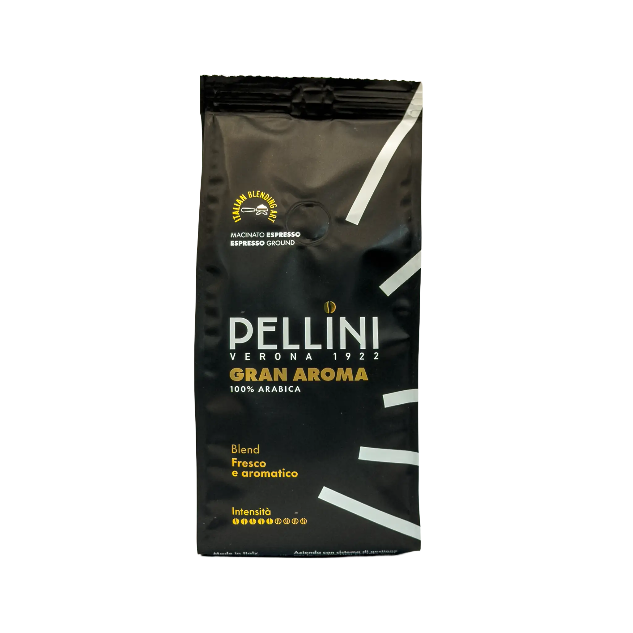 Café moulu Pellini Gran Aroma 185g — 100% Arabica — torréfaction italienne