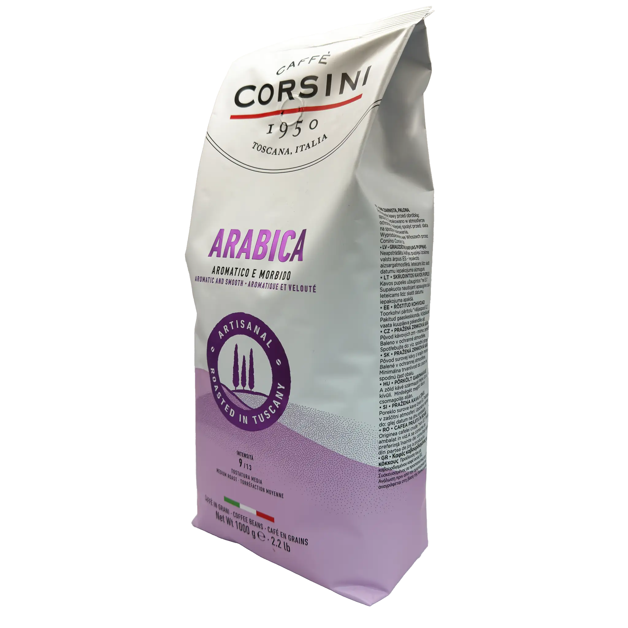 CORSINI - Arabica - Café en grains - 1kg – Image 2