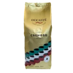 Café en grains O'CCAFFÈ Cremoso 1kg — 50% Arabica 50% Robusta — torréfié en Italie
