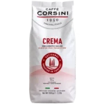 Café en grains Corsini Crema 1kg - mélange Arabica Robusta - torréfié en Italie